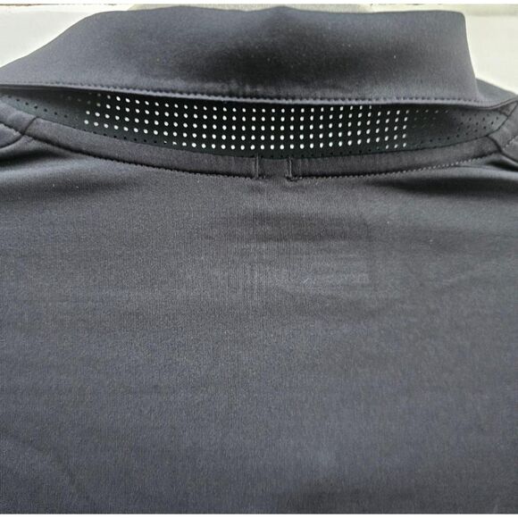 Nike Golf Tour Performance Dri-FIT Polo Men’s XL Black Red Stripe Shirt - Picture 3 of 5